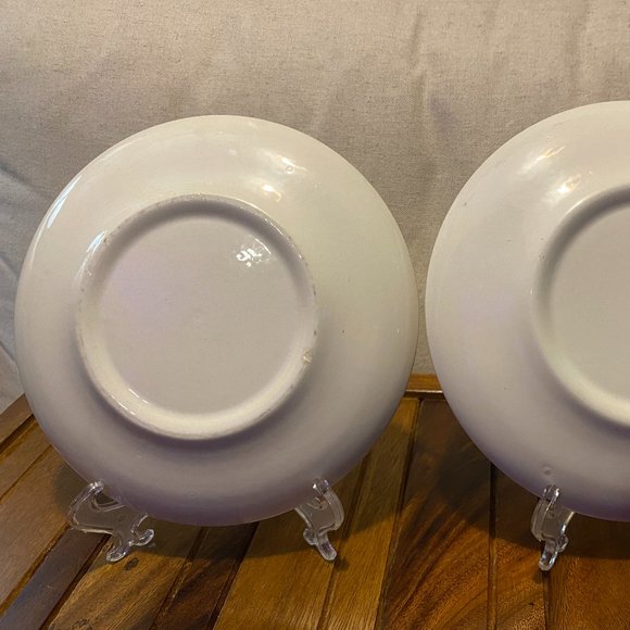 Vintage RARE 1960's Royal China Santa Fe on Royal Ironstone Salad Plates . - Picture 5 of 7